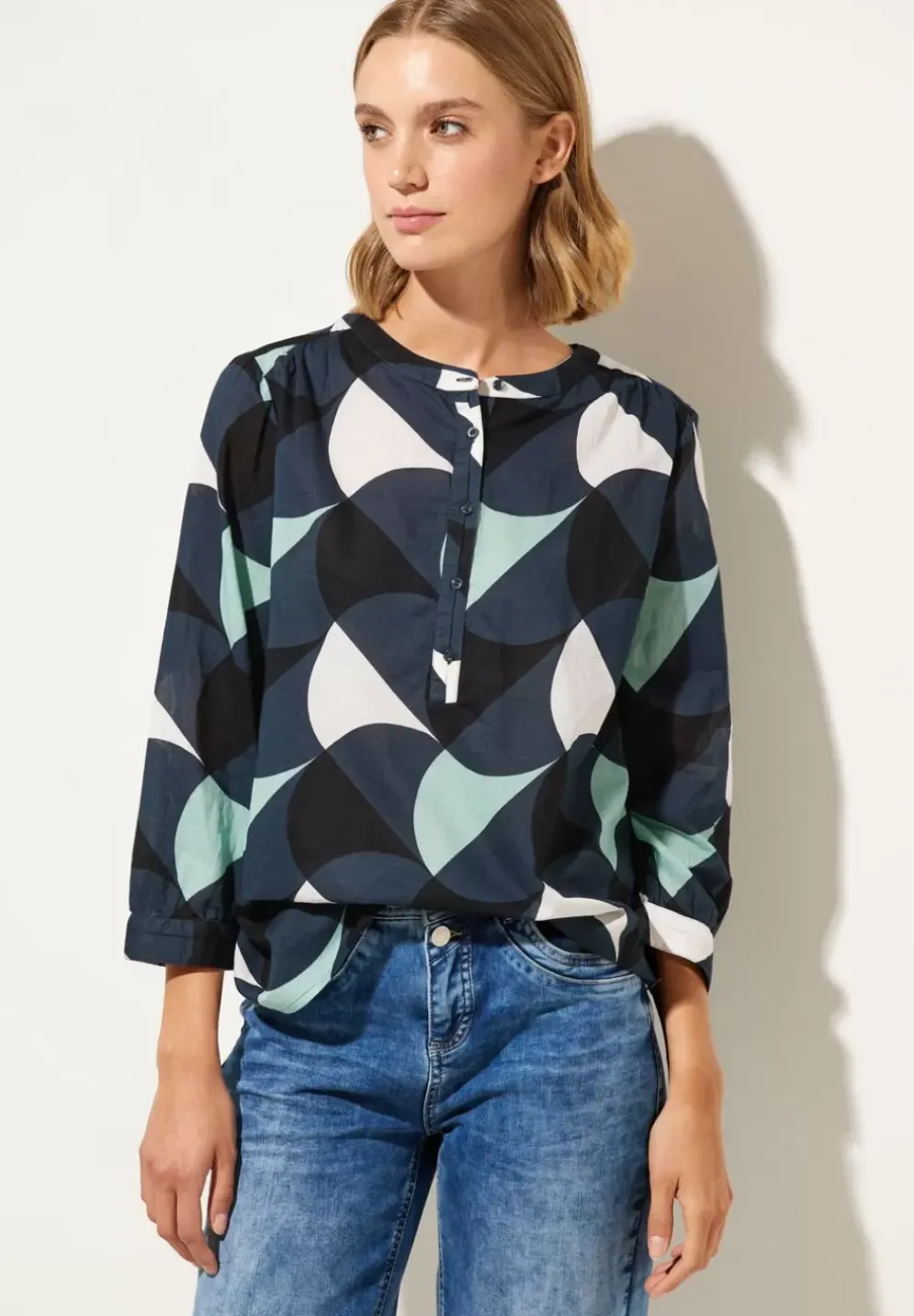 Bluse Mit Knopfleiste