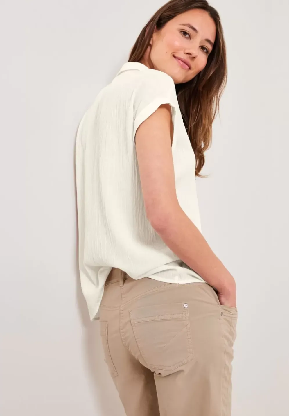 Bluse Mit Knotendetail