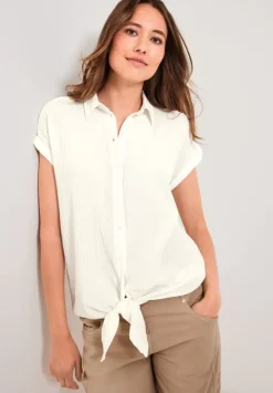 Bluse Mit Knotendetail