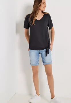 Bluse Mit Knotendetail