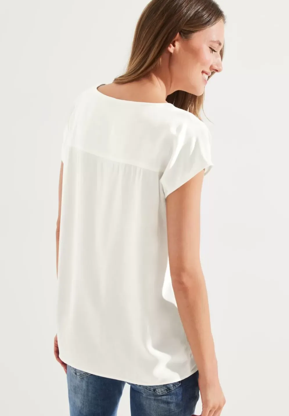 Bluse Mit Knotendetail