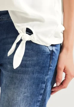 Bluse Mit Knotendetail