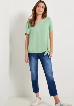 Bluse Mit Knotendetail