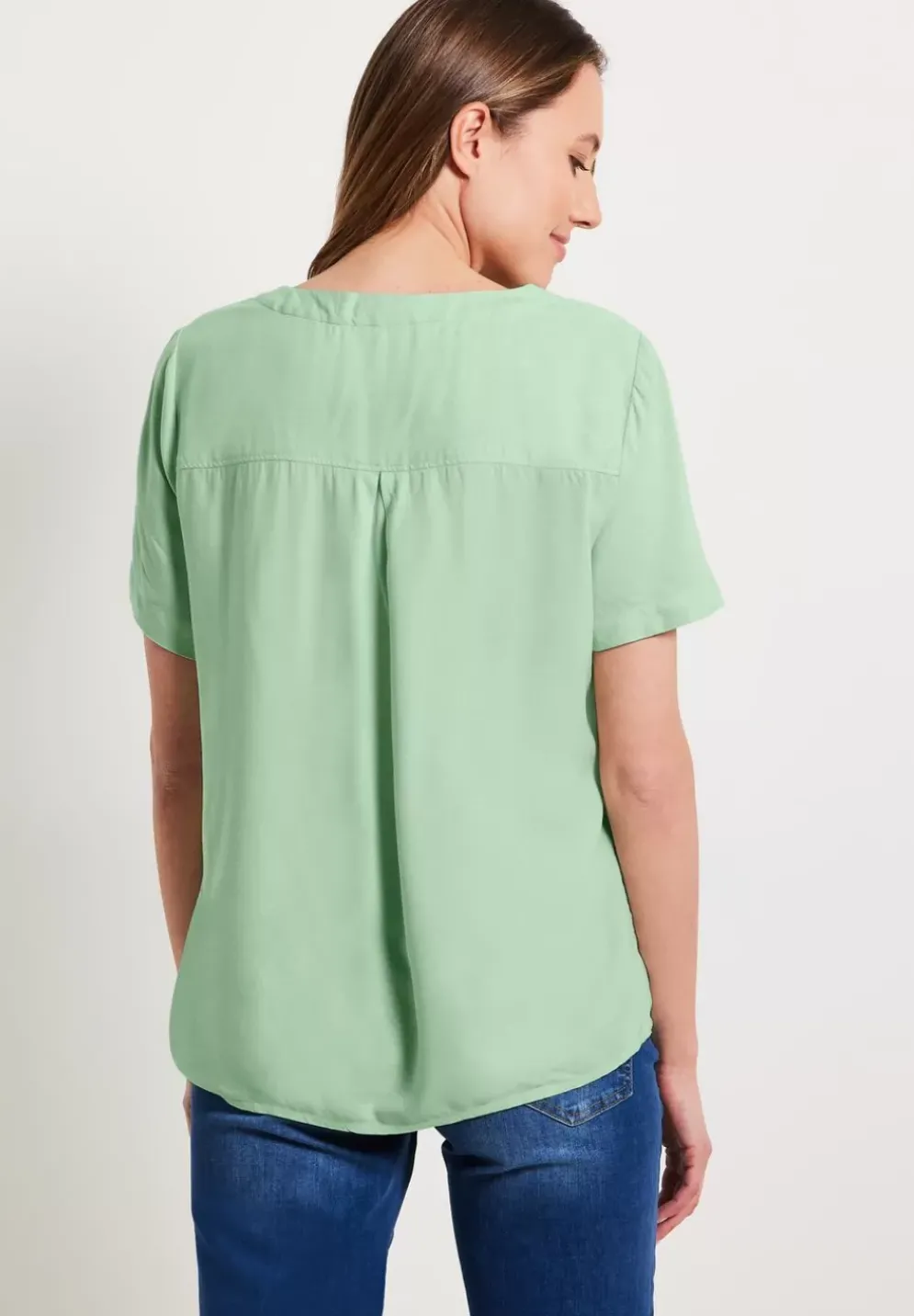 Bluse Mit Knotendetail