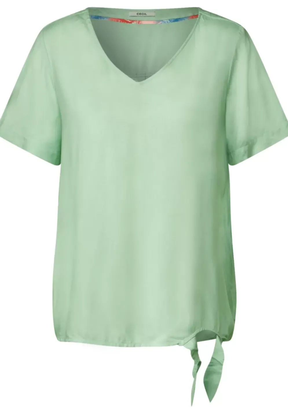Bluse Mit Knotendetail