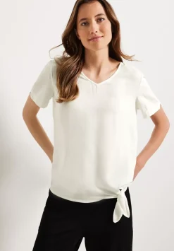Bluse Mit Knotendetail