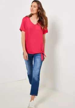 Bluse Mit Knotendetail
