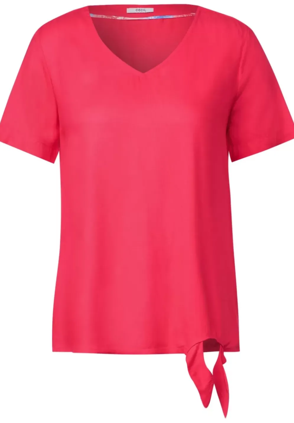 Bluse Mit Knotendetail