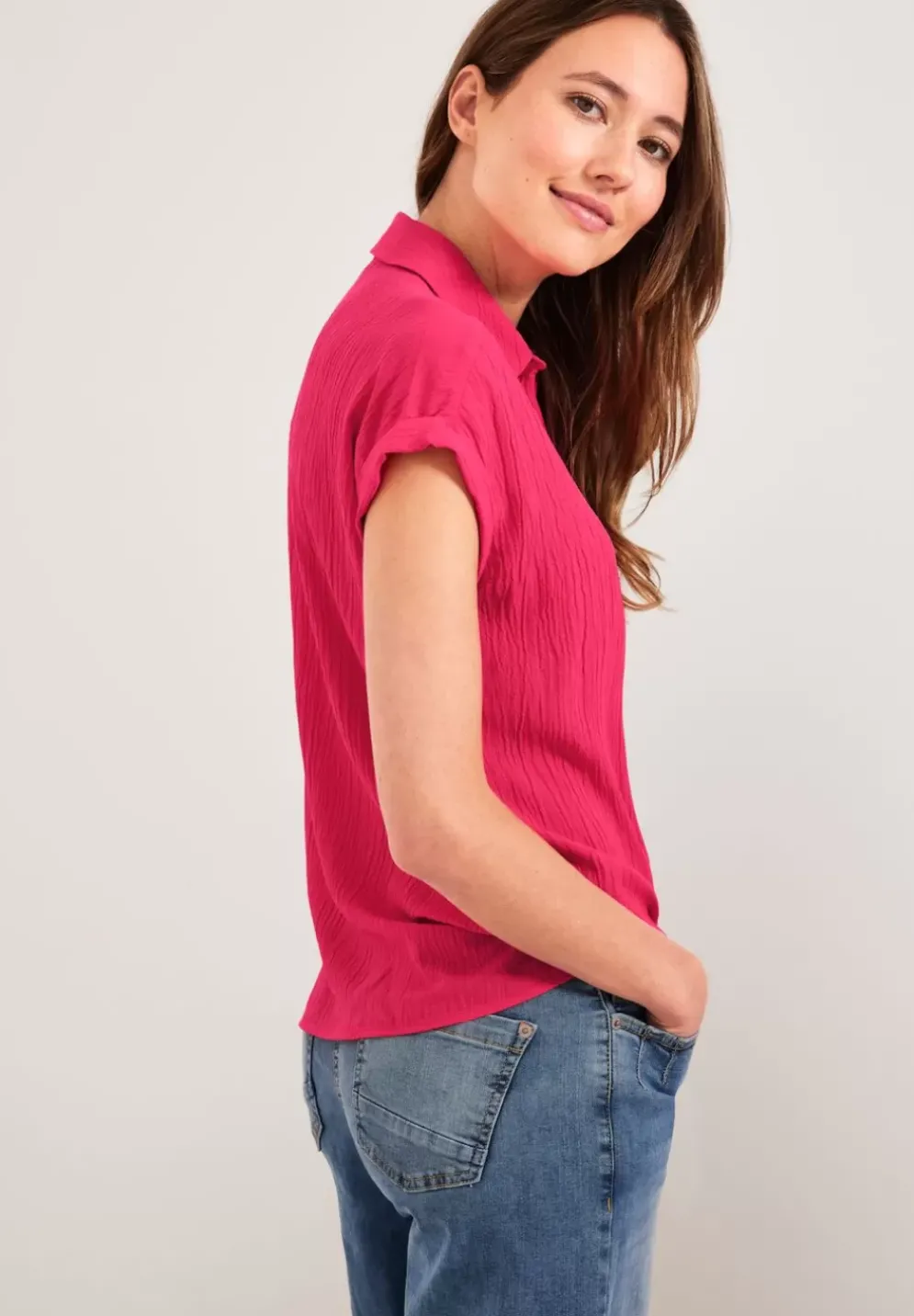 Bluse Mit Knotendetail