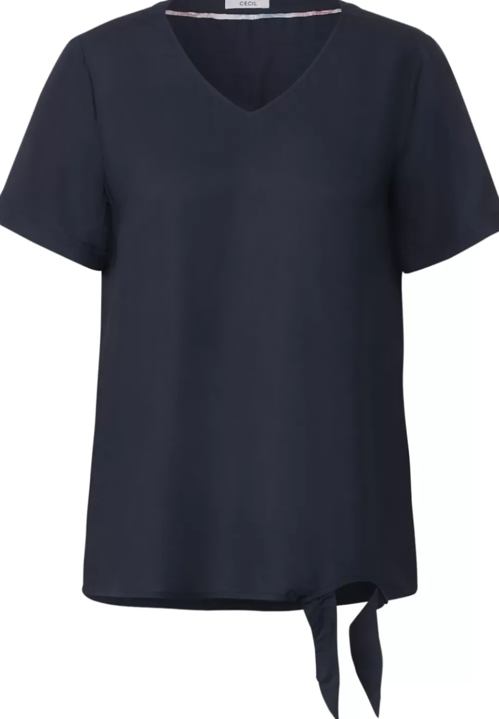 Bluse Mit Knotendetail