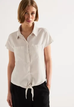 Bluse Mit Knotendetail