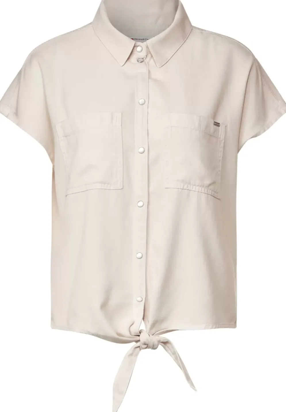 Bluse Mit Knotendetail