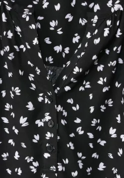 Bluse Mit Kurzer Knopfleiste