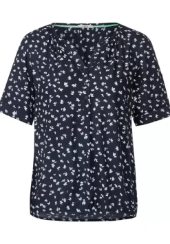 Bluse Mit Kurzer Knopfleiste