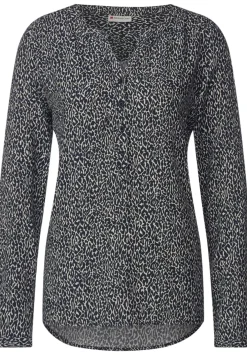 Bluse Mit Kurzer Knopfleiste