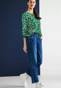 Bluse Mit Leo Print