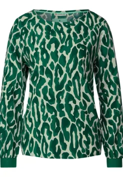 Bluse Mit Leo Print