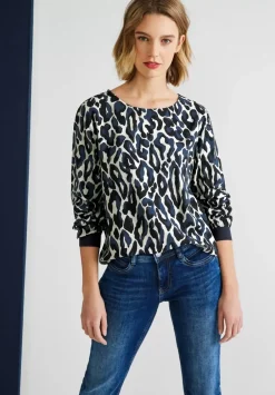 Bluse Mit Leo Print