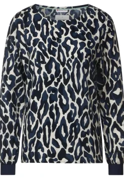 Bluse Mit Leo Print
