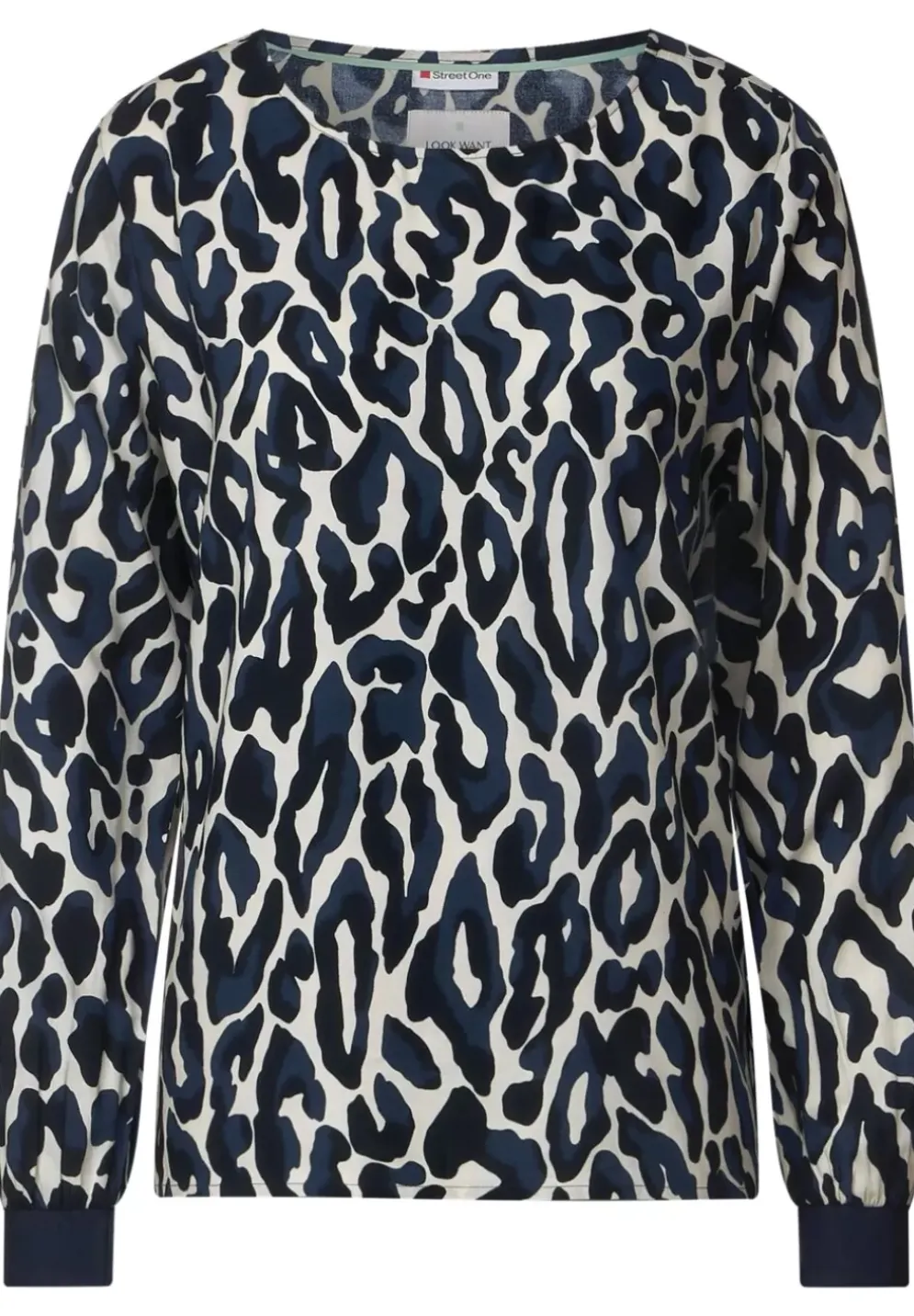 Bluse Mit Leo Print