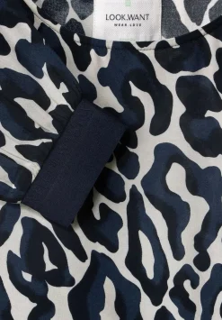 Bluse Mit Leo Print