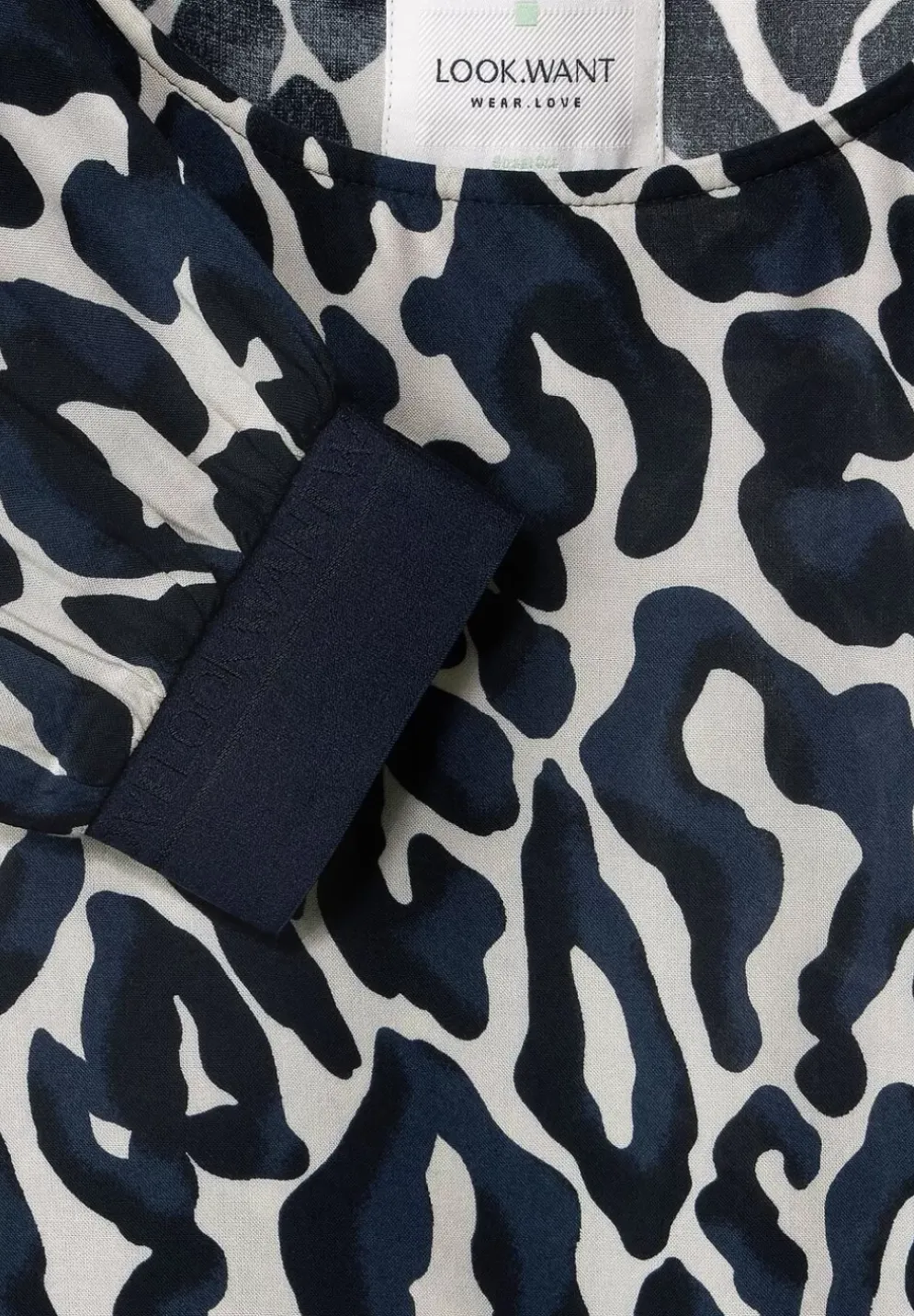 Bluse Mit Leo Print