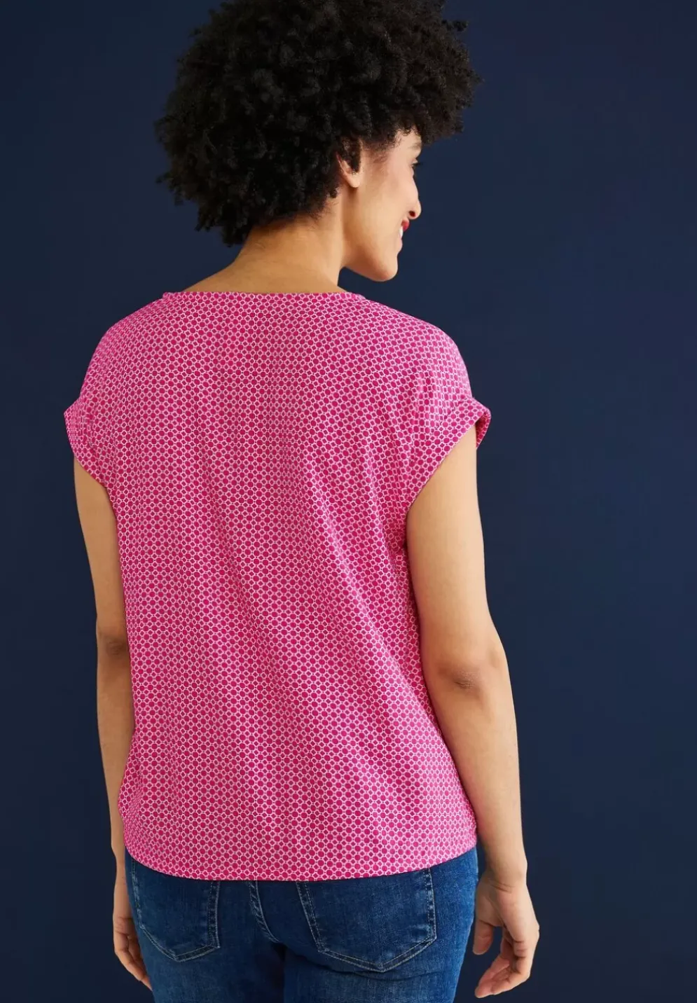 Bluse Mit Minimalmuster