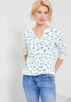 Bluse Mit Minimalmuster