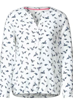 Bluse Mit Minimalmuster