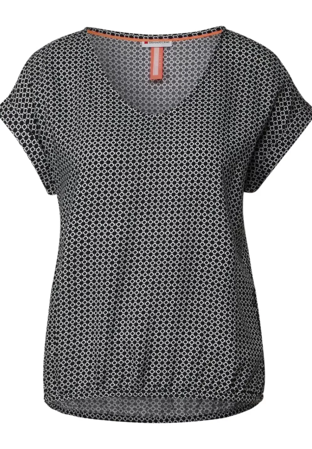 Bluse Mit Minimalmuster