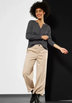 Bluse Mit Minimalmuster