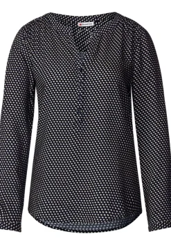 Bluse Mit Minimalmuster