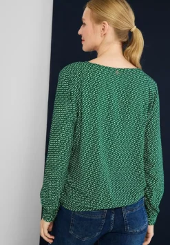Bluse Mit Minimalmuster