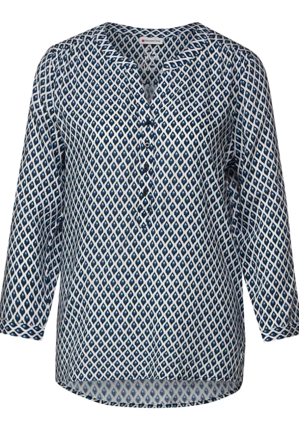 Bluse Mit Minimalmuster