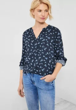 Bluse Mit Minimalmuster