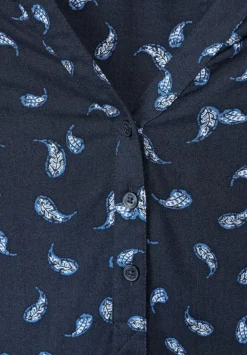 Bluse Mit Minimalmuster