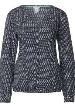 Bluse Mit Minimalmuster