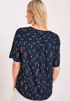 Bluse Mit Minimalprint