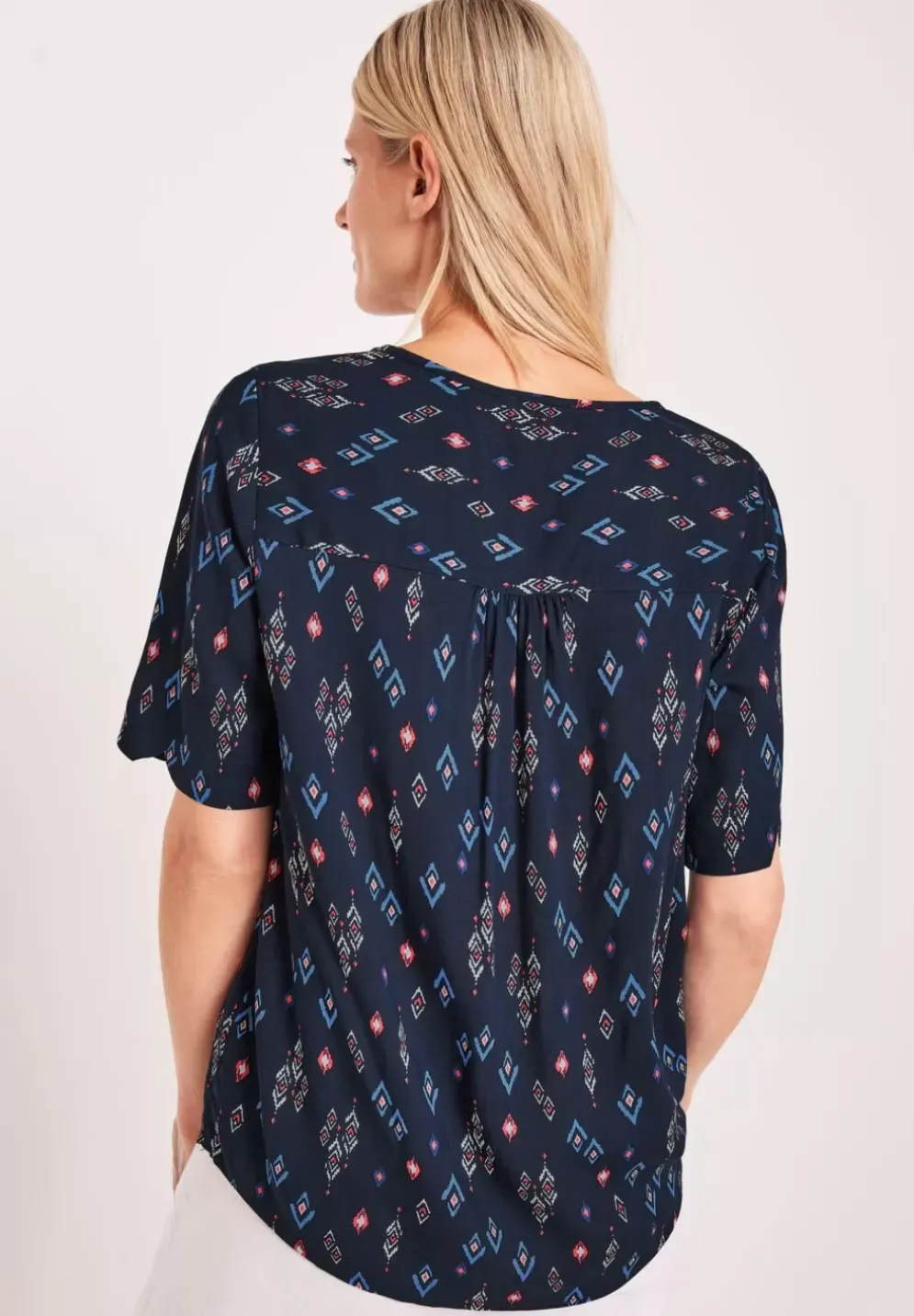 Bluse Mit Minimalprint