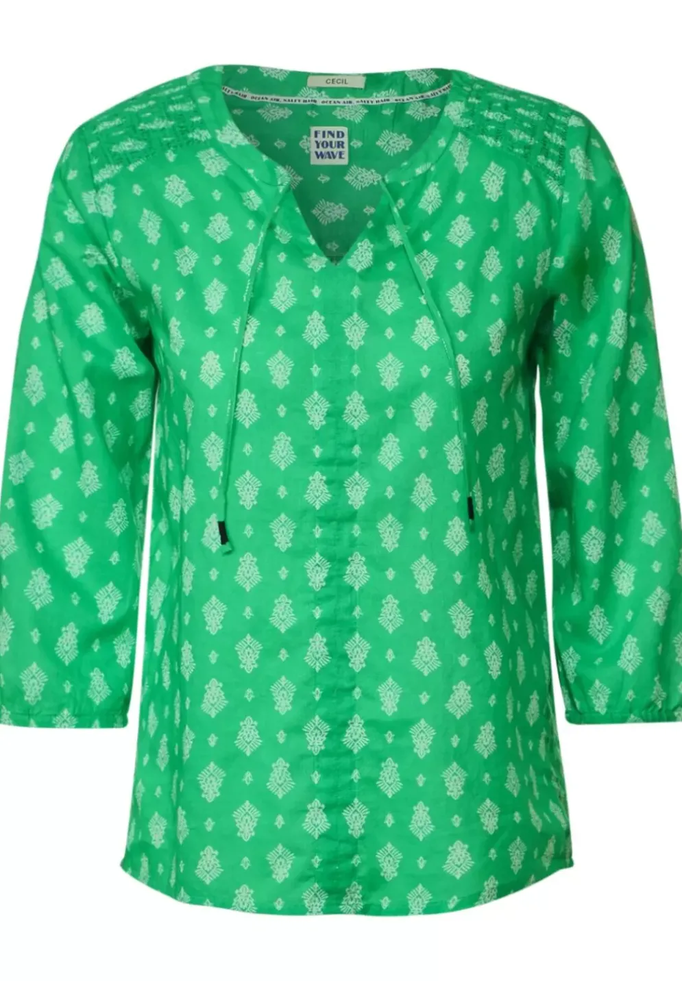 Bluse Mit Minimalprint