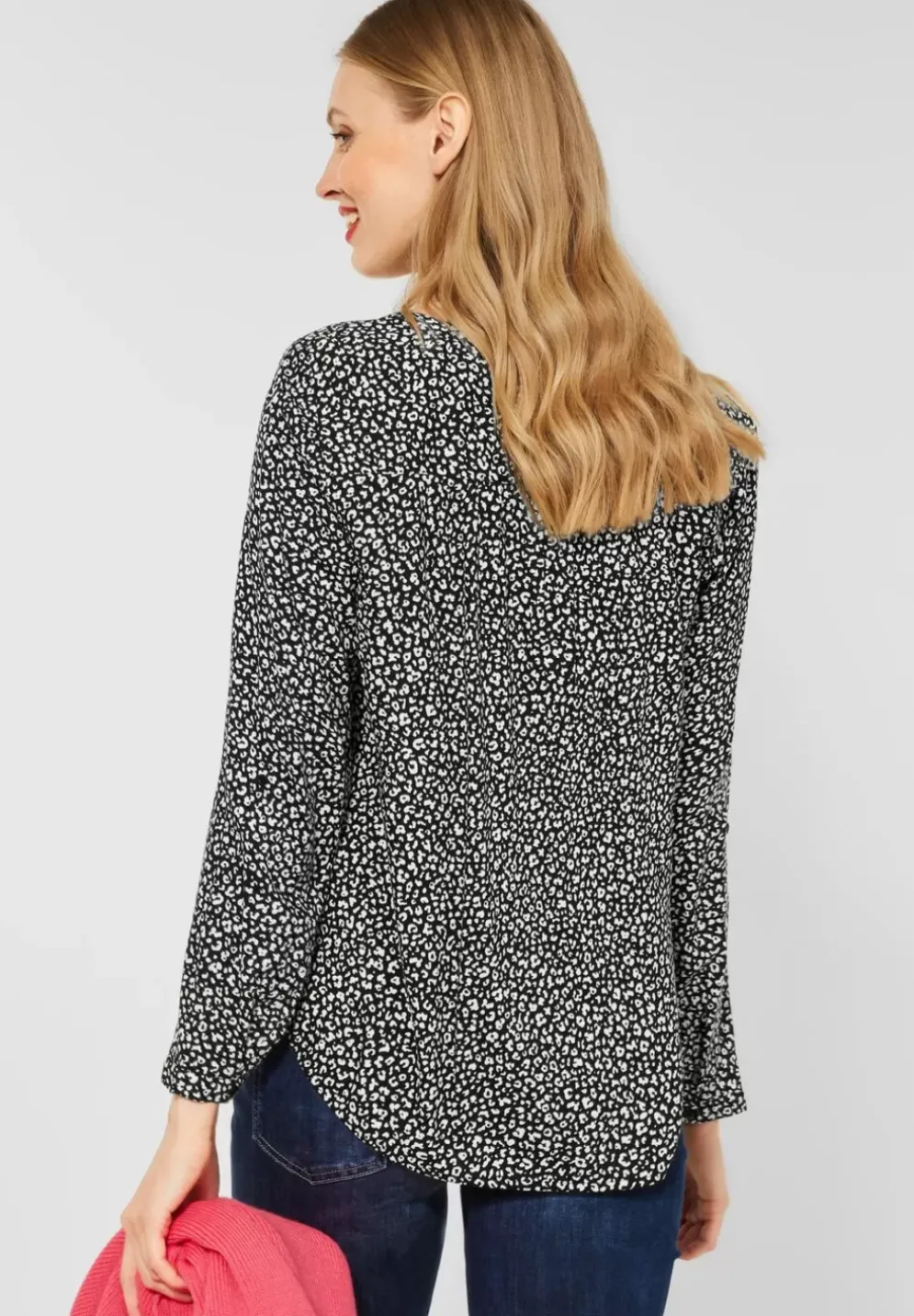 Bluse Mit Minimalprint
