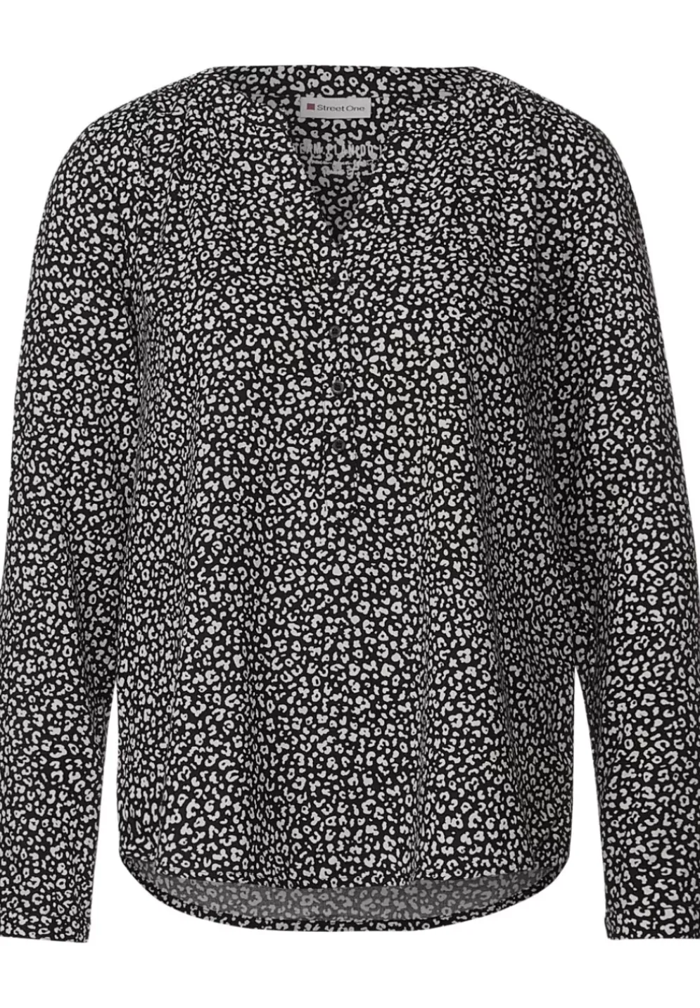 Bluse Mit Minimalprint