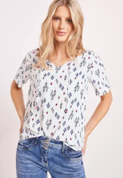 Bluse Mit Minimalprint