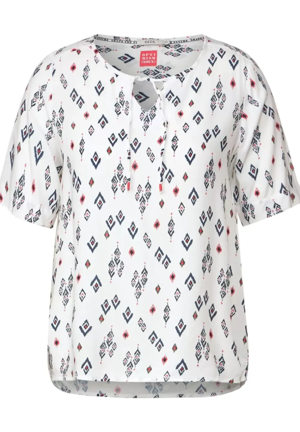 Bluse Mit Minimalprint