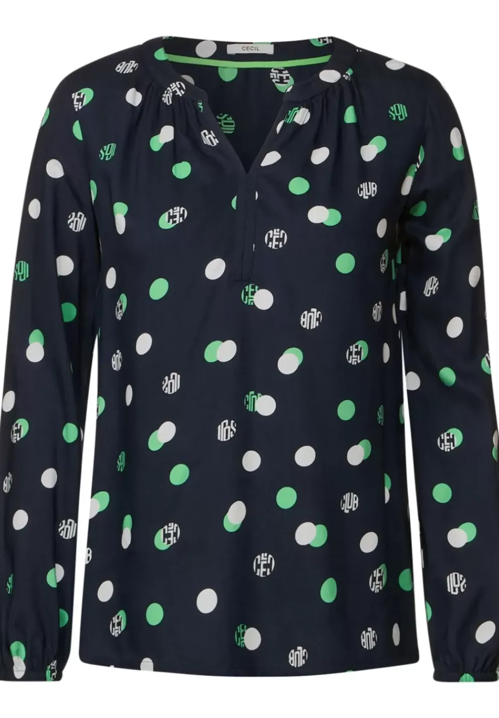 Bluse Mit Minimalprint