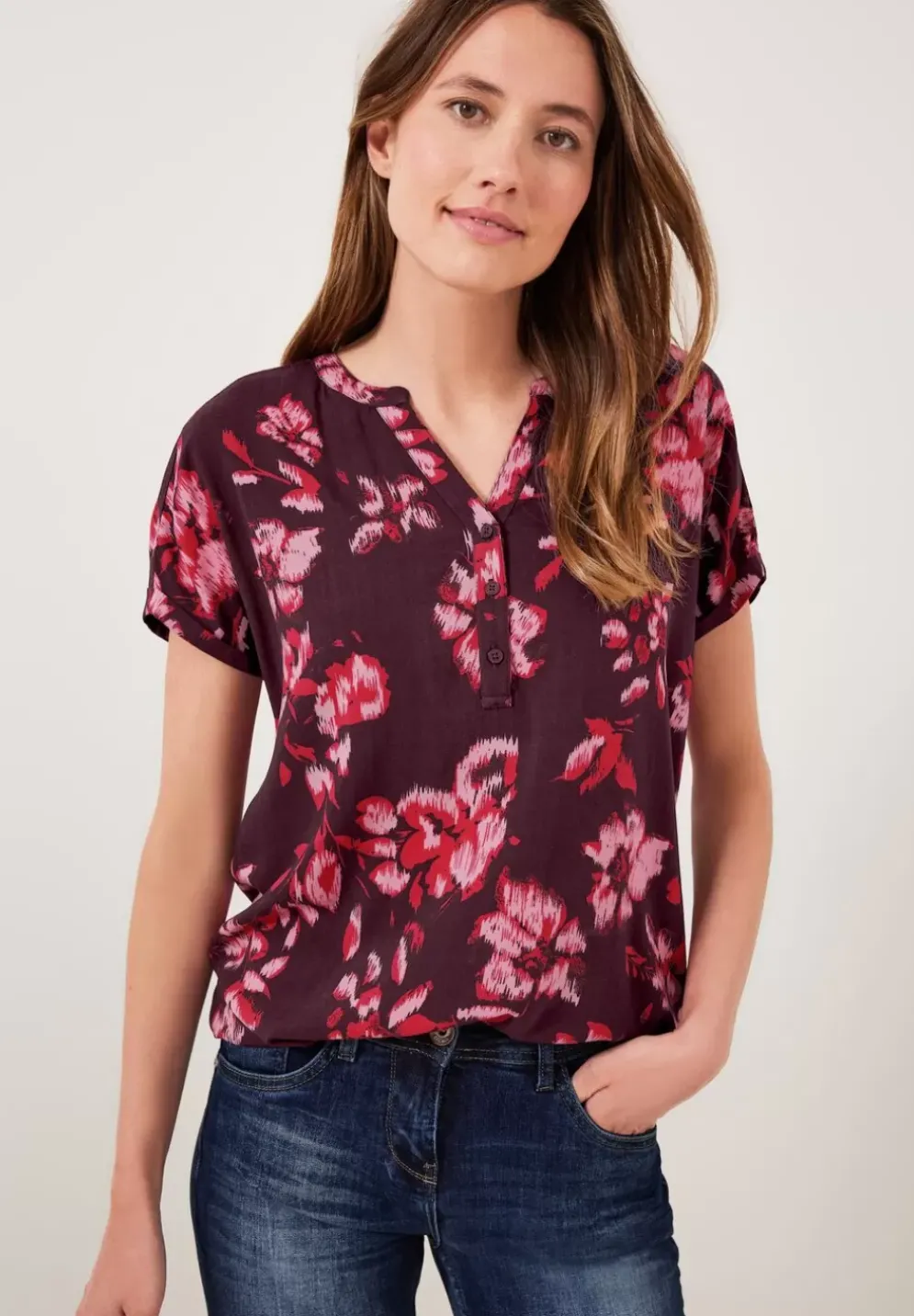 Bluse Mit Print