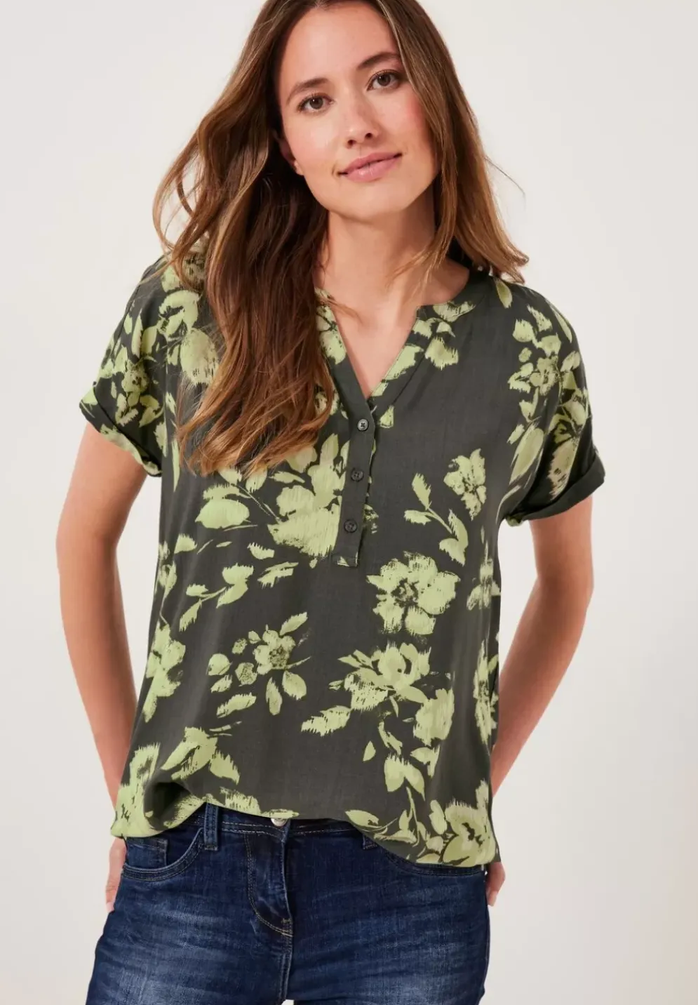 Bluse Mit Print