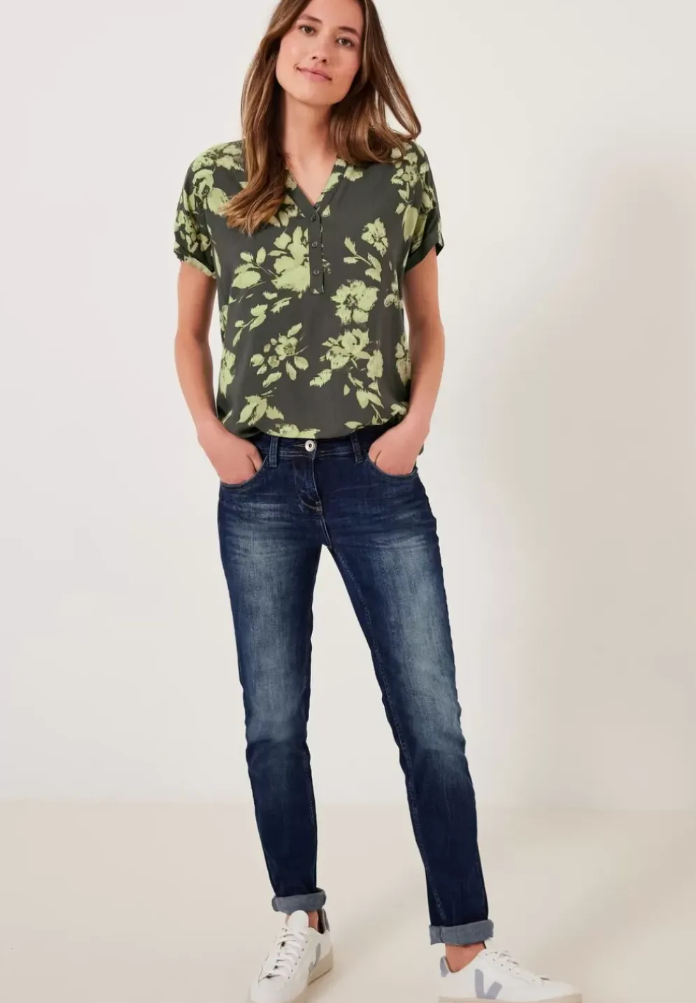 Bluse Mit Print