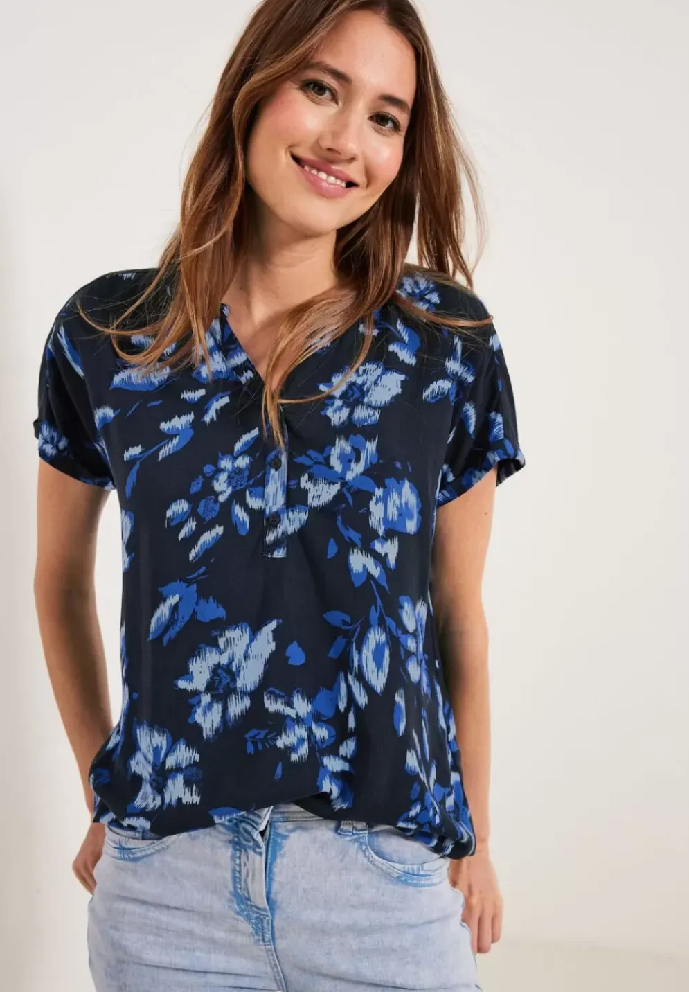 Bluse Mit Print