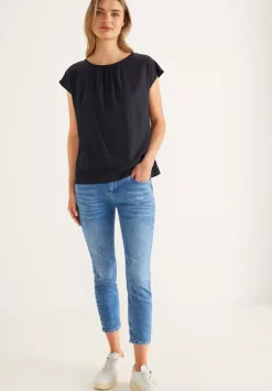 Bluse Mit Raffungen